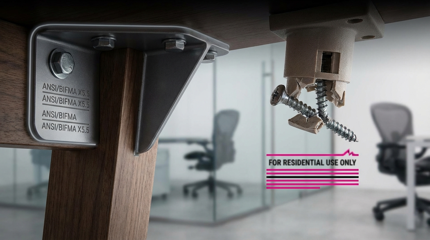 Office vs Home Furniture: Why Commercial Grade Matters for UK Organisations