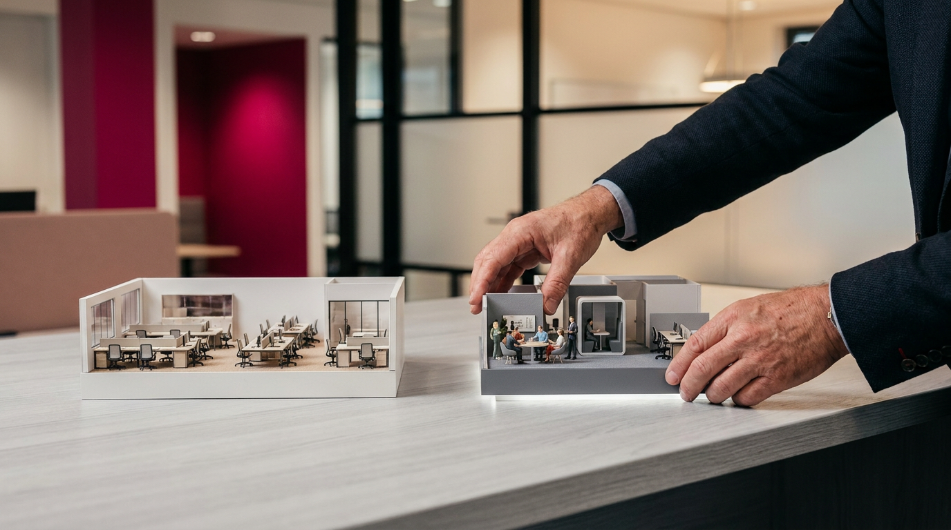 Open Plan vs Hybrid Office: Choosing an effective Layout for Productivity